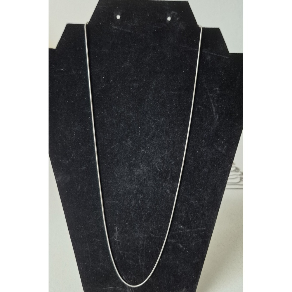 Lot of 13‎ Silver Tone Round Snake Chain 22" Lobster Clasp